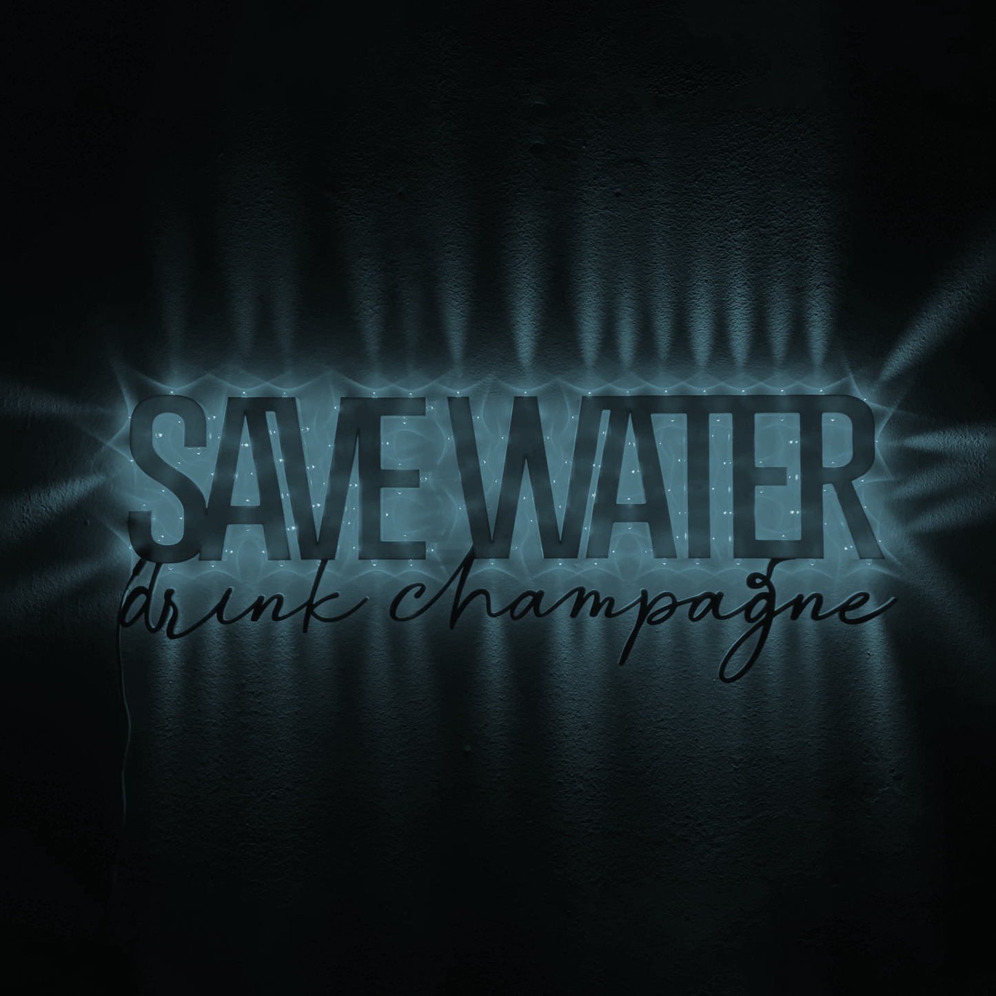 Luminaria SAVE WATER