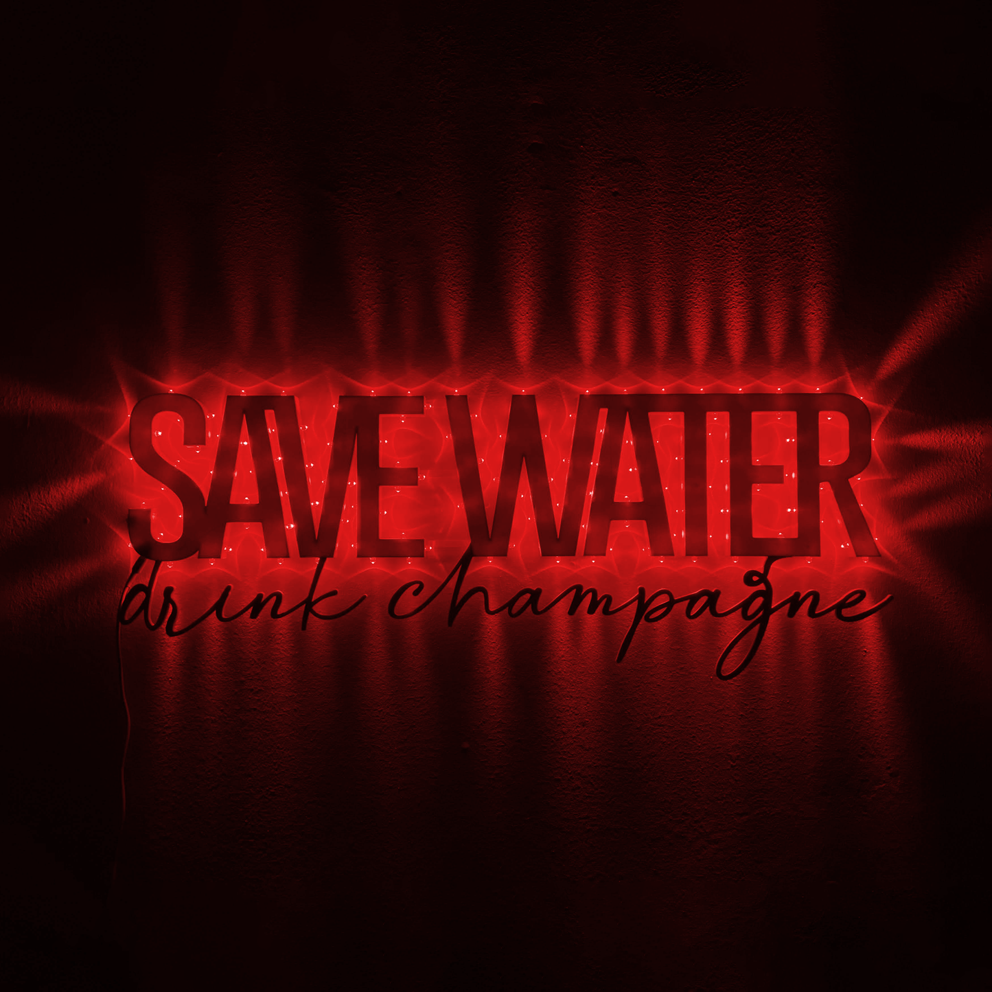 Luminaria SAVE WATER