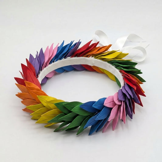 Corona Laurea Pride & Inclusivity 3D | Corona Alloro Rainbow