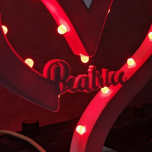 Battito di Cuore, Battito, Luminaria, Luminarie Salentine, Puglia, Brindisi, Alto salento, Compostabile, Led, Stampa 3D, Illuminazione, I Luminari, San Valentino, Amore, Cuore