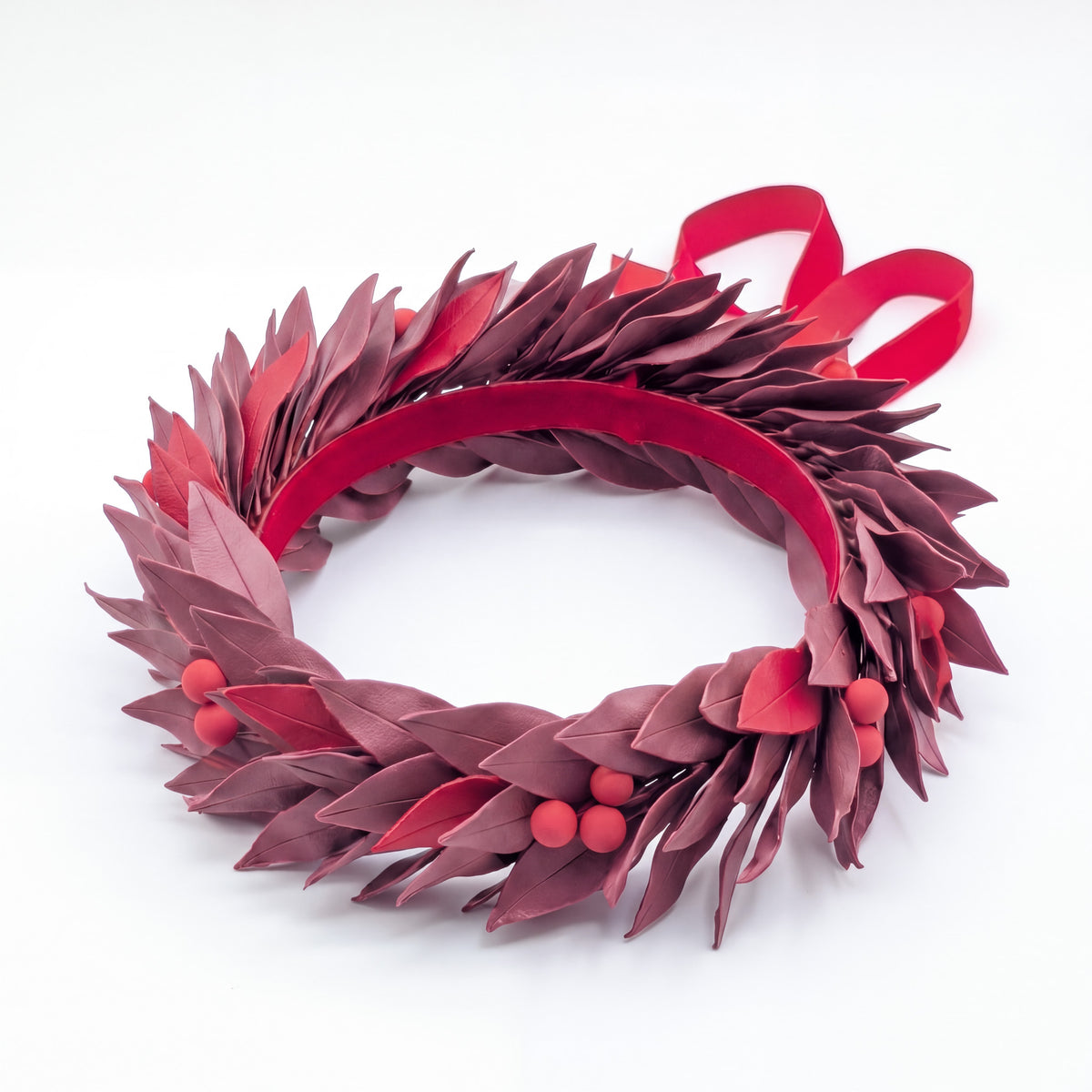 Bordeaux con foglie rosso / Bacche
