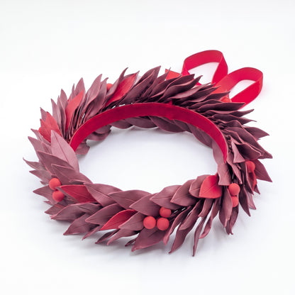 Bordeaux con foglie rosso / Bacche