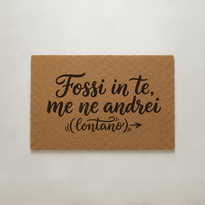 "Fossi in te, me ne andrei (lontano)" - Zerbino della verità