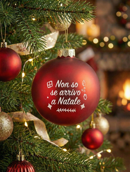 Palla di natale personalizzabile Ø10cm