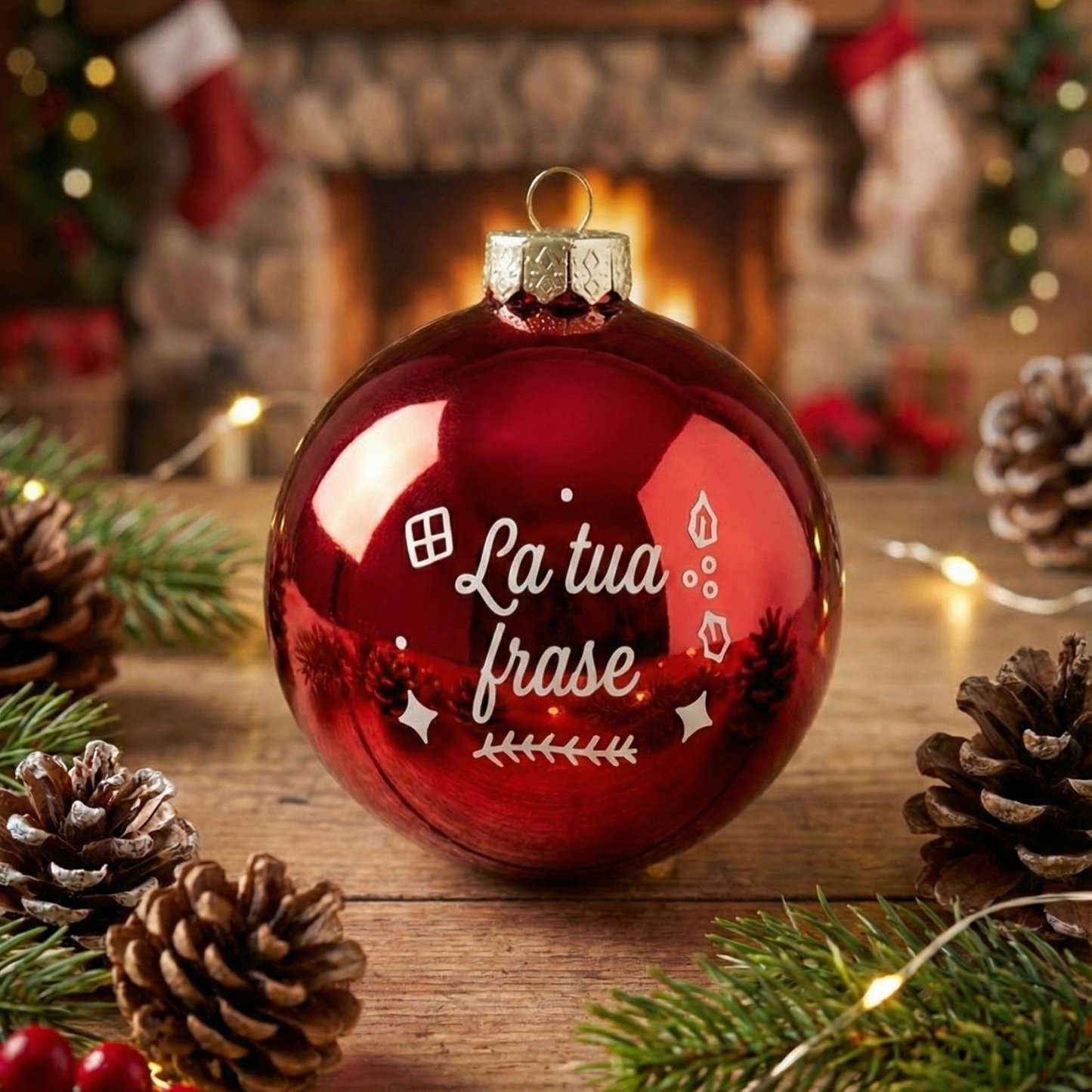 Palla di natale personalizzabile Ø10cm