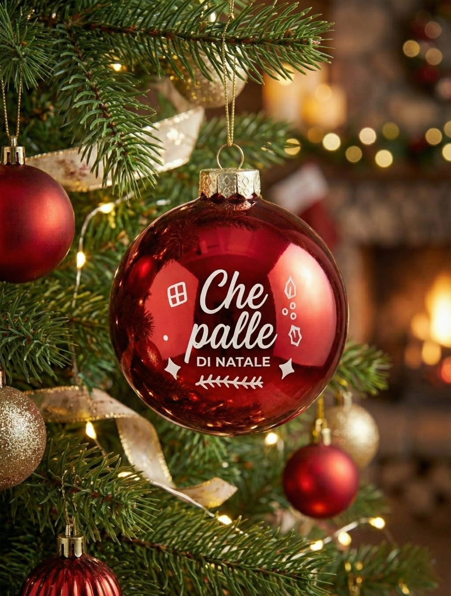 Palla di natale personalizzabile Ø10cm