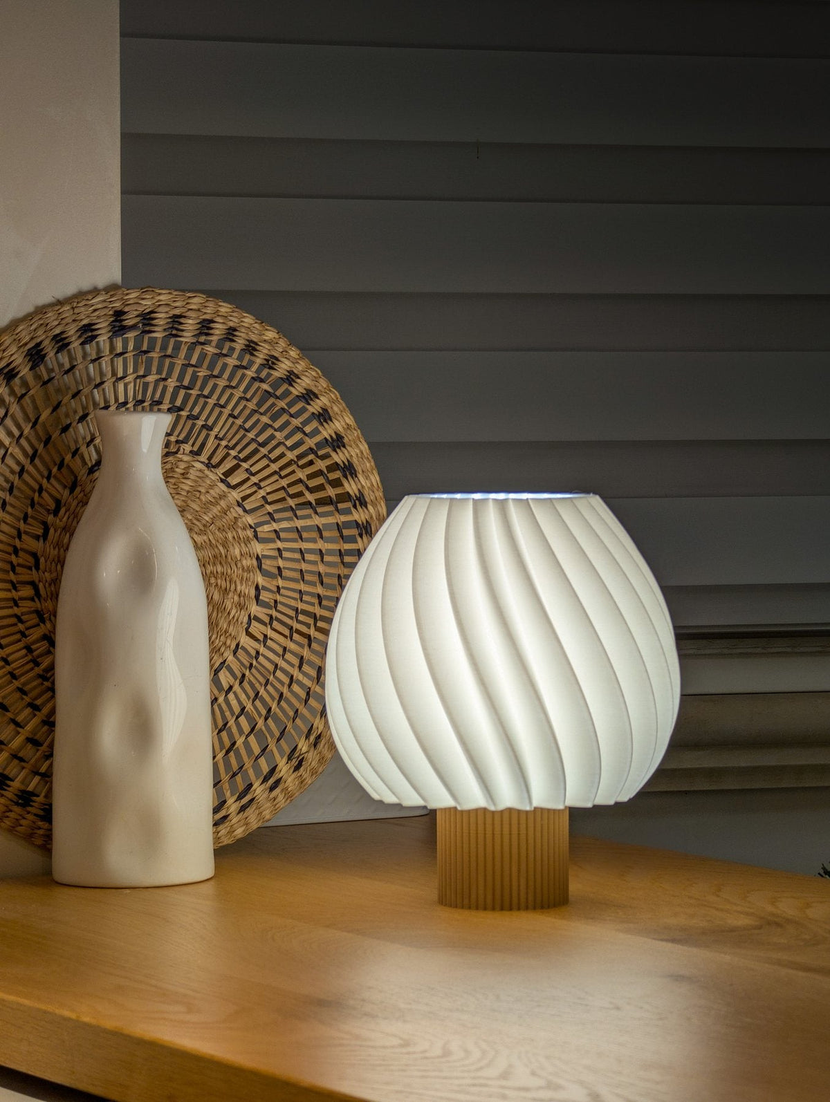 Lumiè Vortice Low accesa in casa
