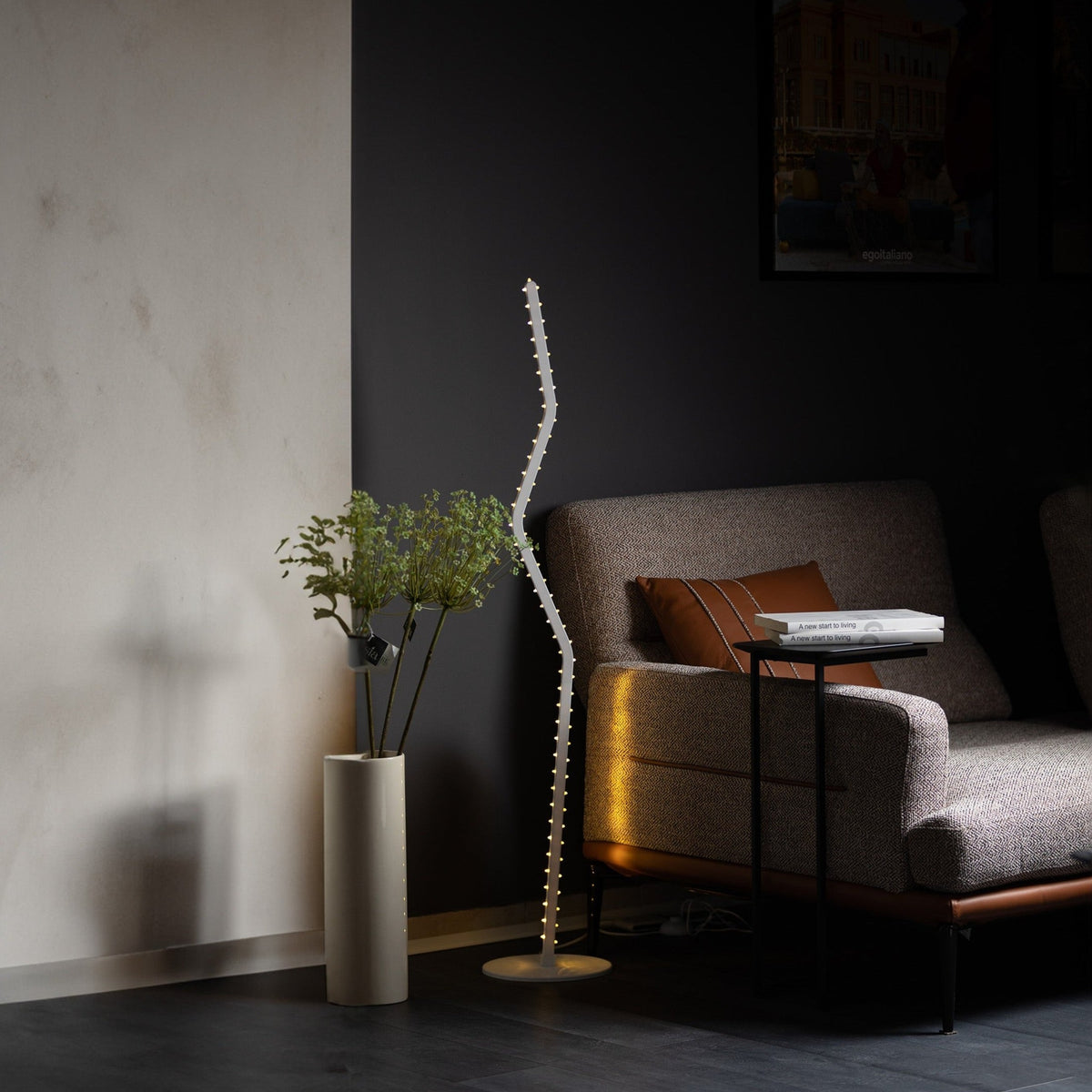 Floor lamp, decorative luminaria, eco luminaria, eco-friendly, 3D printing