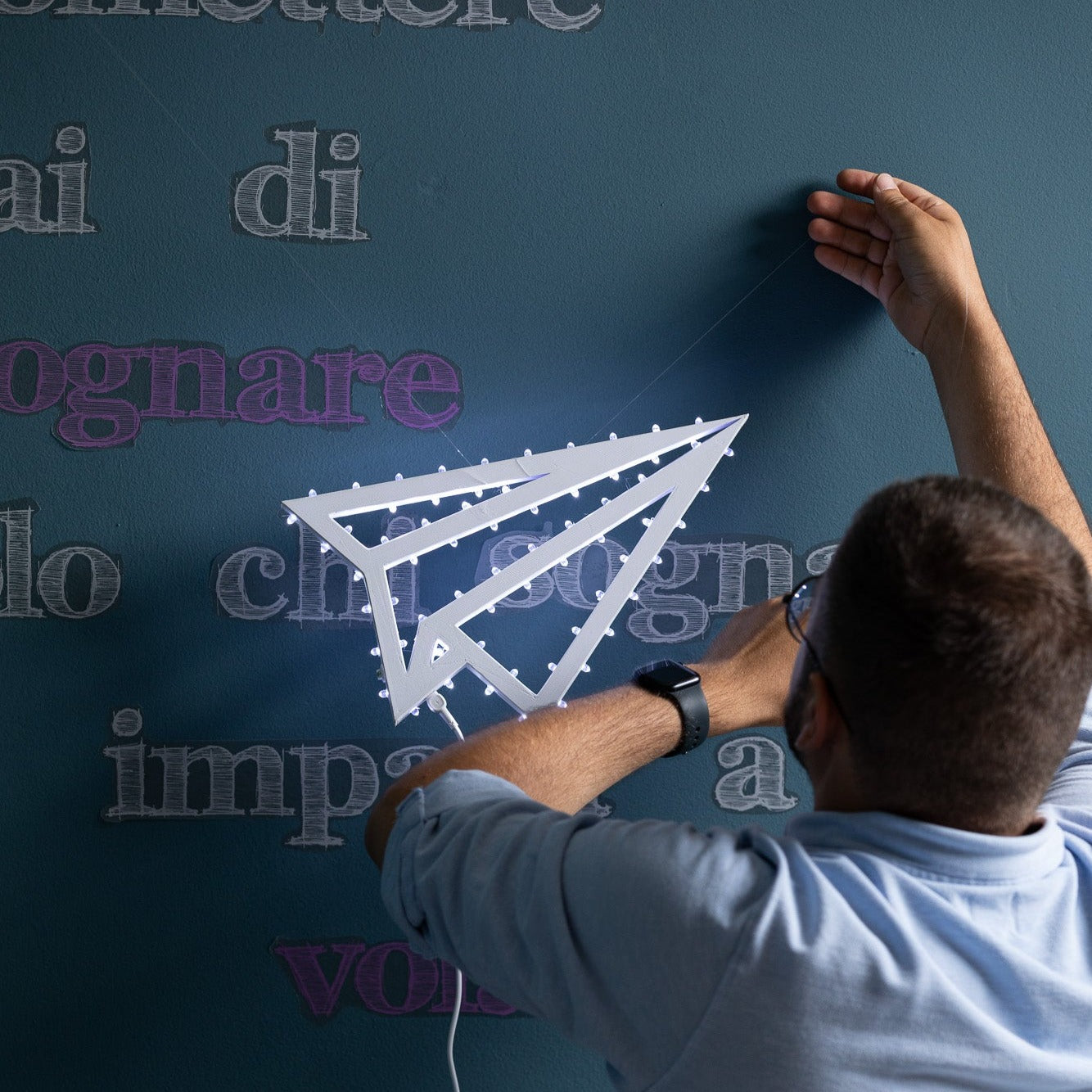 Gemelli A Forma Di Aeroplano Di Carta Piegato, Regalo Per Il Primo - Foto 9
