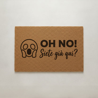 "Oh no! Siete già qui?" - Zerbino della verità