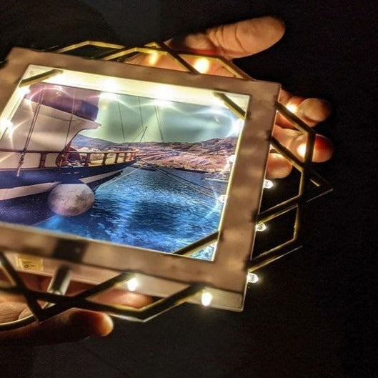 Geometric Style, Luminaria, Luminarie Salentine, Puglia, Compostabile, Led, Stampa 3D, Illuminazione, I Luminari
