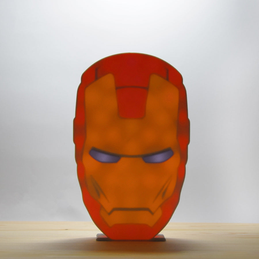 Night light, Iron Man, luminaria, Salento luminarie, Puglia, compostable, LED, 3D printing, lighting, I Luminari