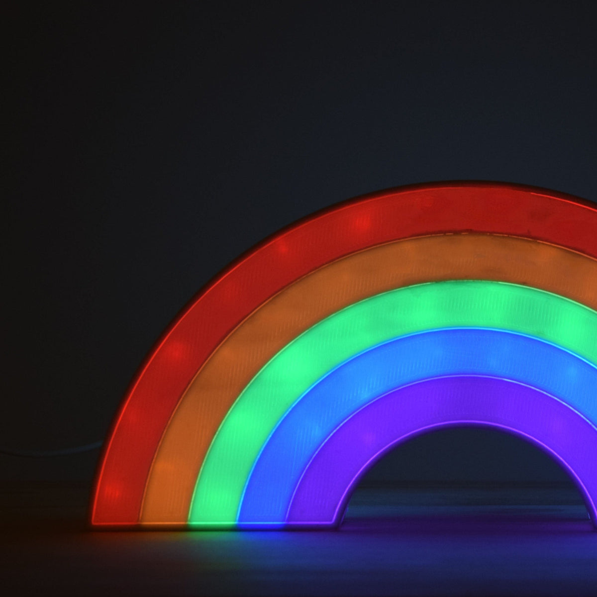 Rainbow, night light, kids, luminaria, Salento luminarie, Puglia, compostable, LED, 3D printing, lighting, I Luminari, Brindisi