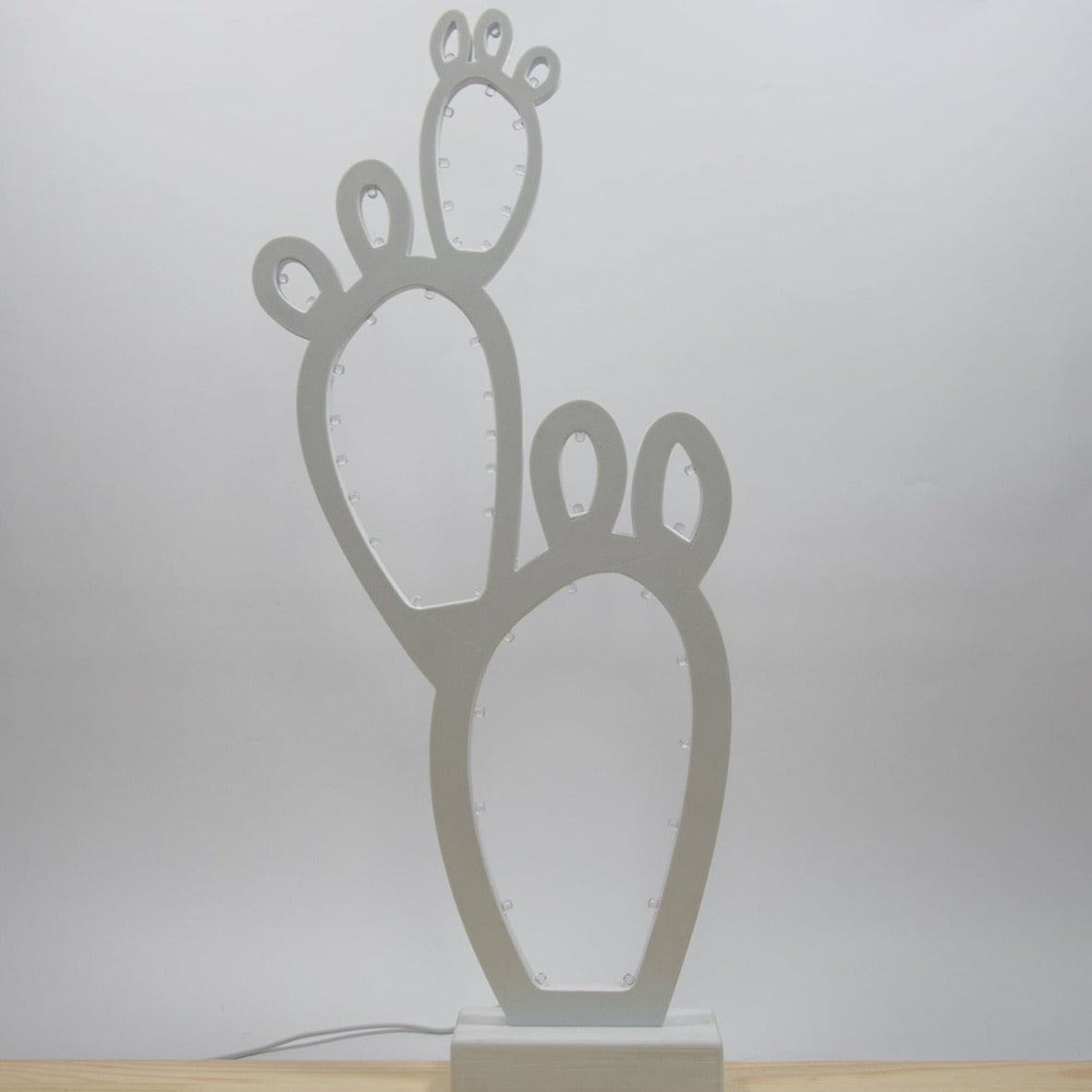 Prickly pear pad, luminaria, Salento luminarie, Puglia, compostable, LED, 3D printing, lighting, I Luminari
