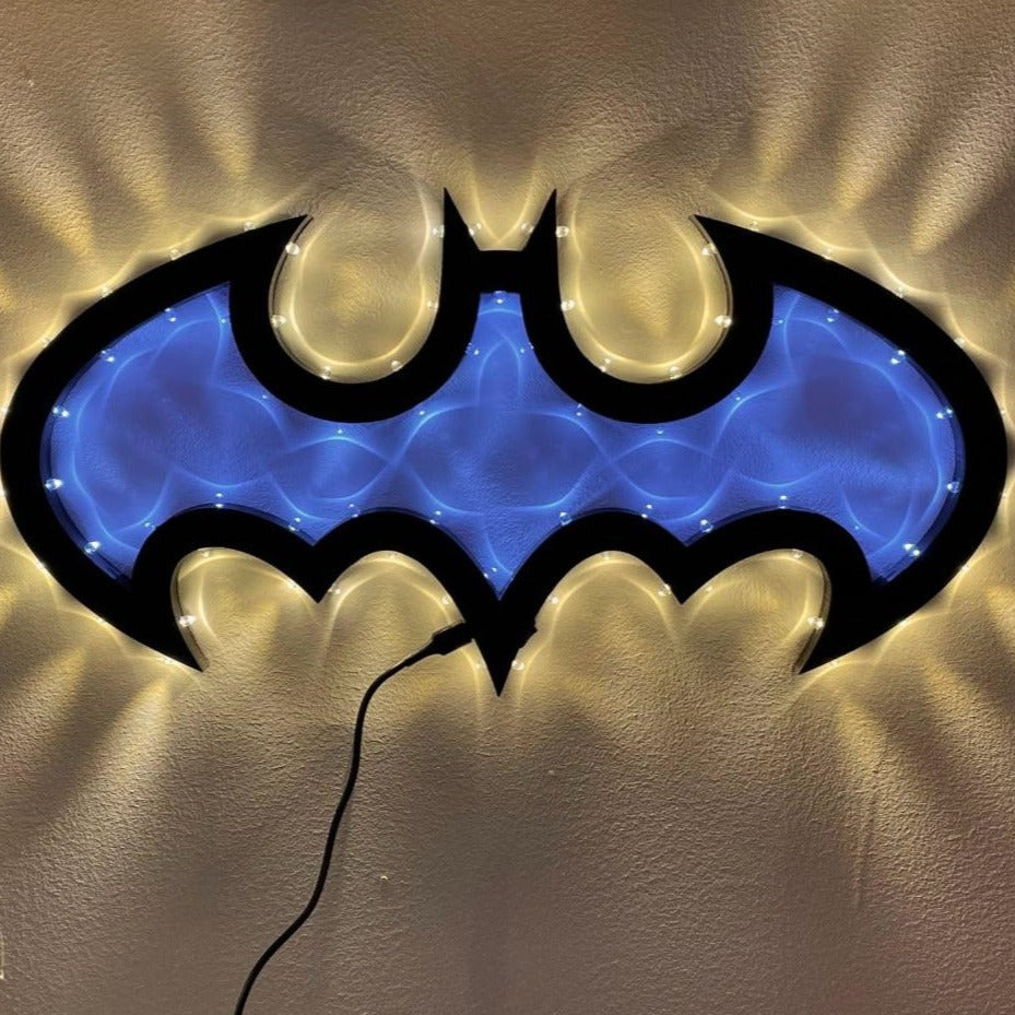 Batman, heroes, DC, luminaria, home decor, light, superheroes